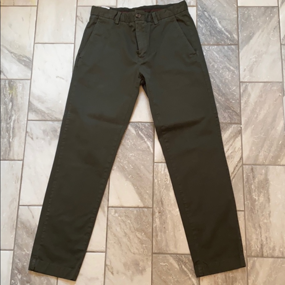 Men’s Brooks Brothers Red Fleece Army Green Chinos